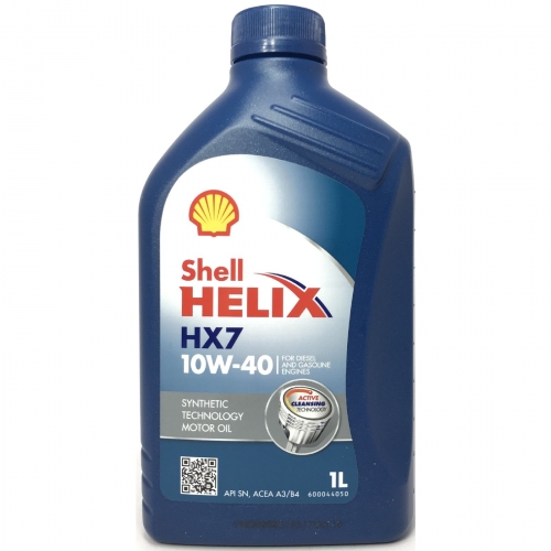 1 Liter Shell Helix HX7 10W-40 Motorenl auf Basis von Synthesetechnologie